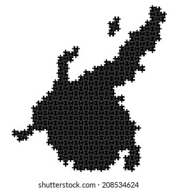 Japan, prefectures map