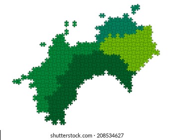 Japan, prefectures map