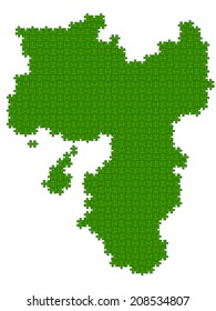 Japan, prefectures map