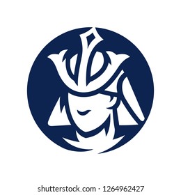Japan Samurai warrior silhouette sign