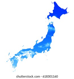 Japan Sky map icon