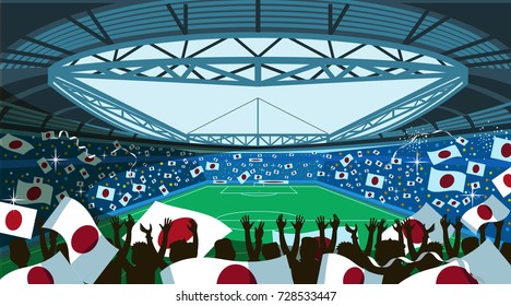 Japan soccer stadium