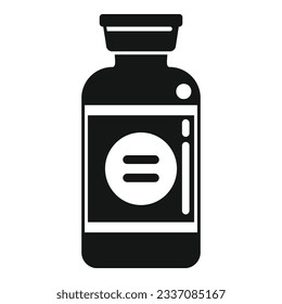Japan soy sauce icon simple vector. Japanese food. Cooking menu
