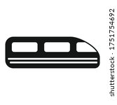 Japan speed train icon. Simple illustration of Japan speed train vector icon for web design isolated on white background