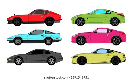 Japan Sport Coupe Car History
Vector Speed Icon Vehicle Automobile Auto