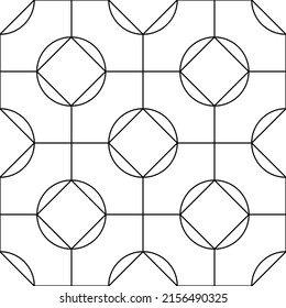 japan style seamless pattern vector