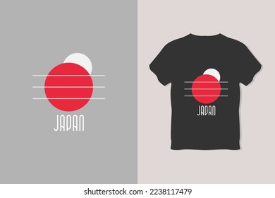 Japan stylish typography slogan. Abstract design for vector print tee shirt, typography, poster. Inscription in Japanese with the translation in English: Tokyo. Vector illustration.