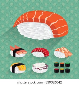Japan Sushi Vector illustration