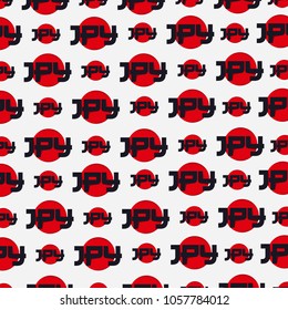 japan symbol pattern background . Yen currency symbol . JPY