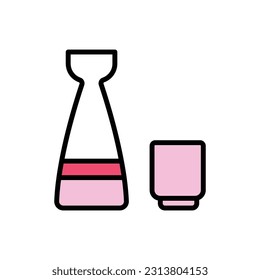 Japan Tea Pot Icon Vector Illustration