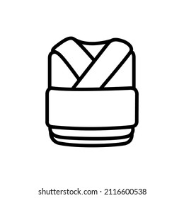 japan theme line icon vector
