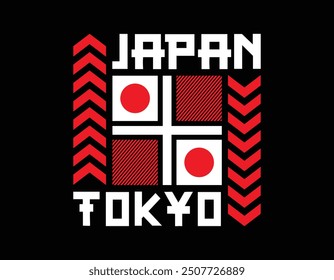 Japan Tokyo slogan concept vector illustration for urban streetwear design, t shirt design and more