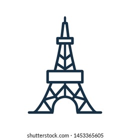 japan tower architecture view icon