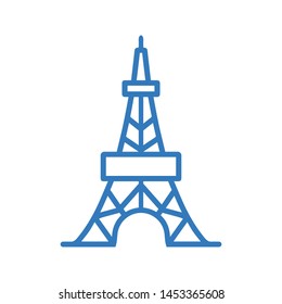 japan tower architecture view icon