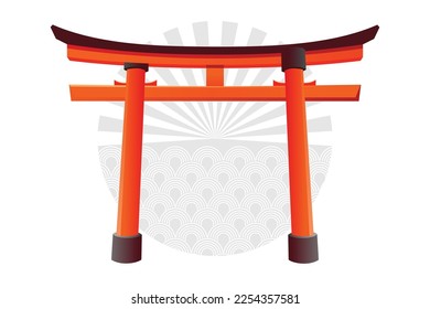 Japan Travel Vector Illustration. Tour and Travel Graphic design for banners and flyer