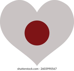 Japan Vector Map Design, Flag Symbol Icon Image