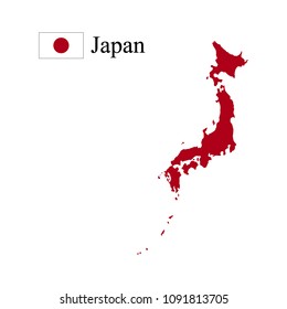 Japan world map