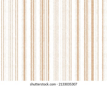 Japandi Earthy Neutral Colors Modern  Abstract Woven Linen Cloth Vector Seamless Repeat  Farmhouse Style Stripes Texture  Pattern Background. Line Striped Weave Fabric For Kitchen Towel, Tablecloth