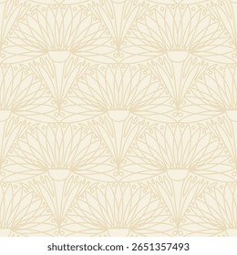 Japandi farmhouse soothing geometric abstract vintage cream white scale flowers bone beige