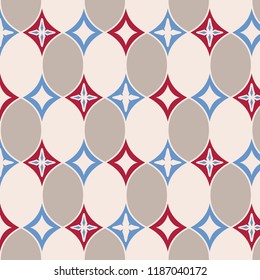Japanese Abstract Floral Pattern