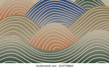 Japanese abstract vector background design