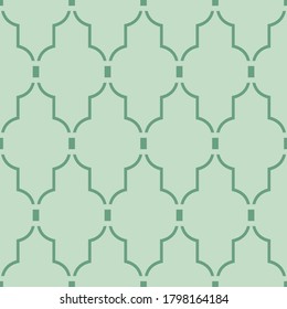 Japanisch-Arabesque-Tile-Vektorgrafik Nahtloses Muster