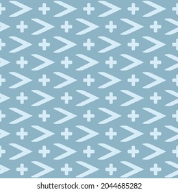 Japanese Arrow Motif Pattern Vector Seamless Pattern