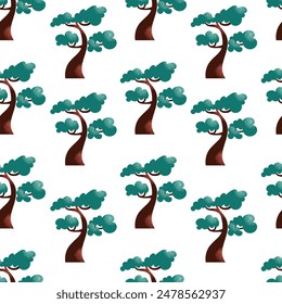 Japanese art and culture seamless pattern. Set of Japanese travel. Symbols of the island. Various sights and famous elements. Pagoda architecture, maneki neko toy. National traditional illustration