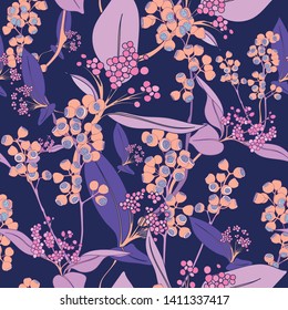 Japanese Art Seamless Vector Pattern