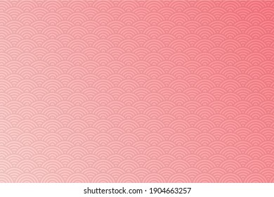 Japanese background with gradient color vector. Abstract template with geometric pattern. Vector illustration