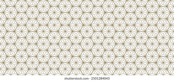 Japanese background with hand drawn line pattern vector. Abstract template with geometric pattern. Geometric backdrop layout design in oriental style. 