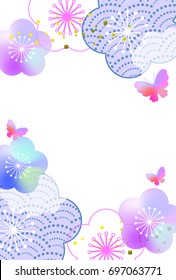 Japanese background illustration