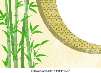 Japanese background image of bamboo