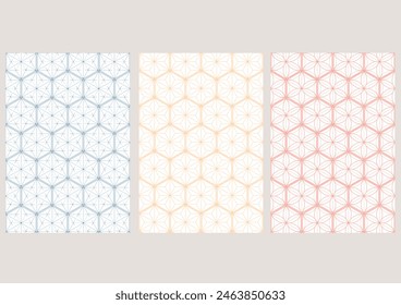 Japanese background with line art  pattern vector. Abstract template with traditional Minimal geometric pattern  in oriental style. 