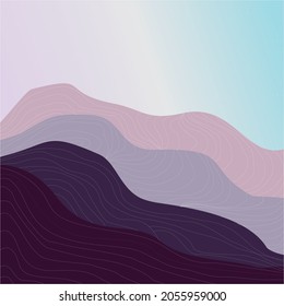 Japanese background with line wave pattern vector illustration background