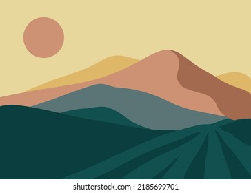 Japanese background with line wave pattern vector. Abstract template with geometric pattern. Mountain layout design in oriental style.
