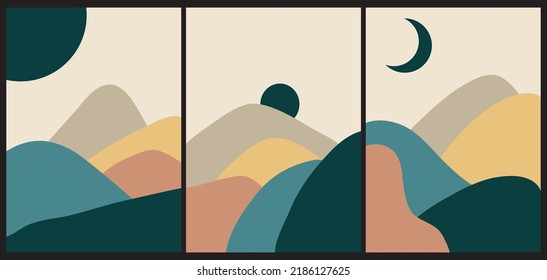 Japanese background with line wave pattern vector. Abstract template with geometric pattern. Mountain layout design in oriental style.