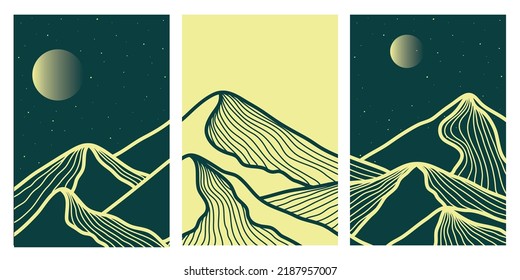 Japanese background with line wave pattern vector. Abstract template with geometric pattern. Mountain layout design in oriental style.