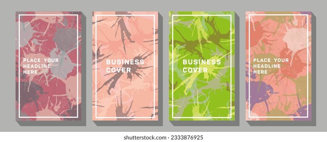 Japanese background with line wave pattern vector.  Leaflet, presentation book cover templates.