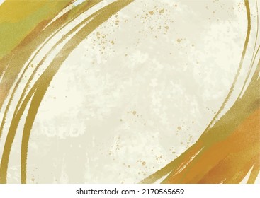 Japanese background material written in watercolor