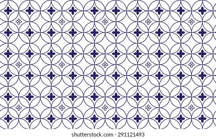 Japanese background pattern vector