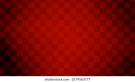 Japanese background: red checkered pattern