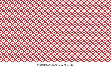 Japanese background: Japanese traditional Diamond Pattern (Kanoko) in red and white