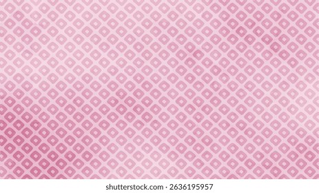 Japanese background: Japanese traditional Diamond Pattern (Kanoko) in pink