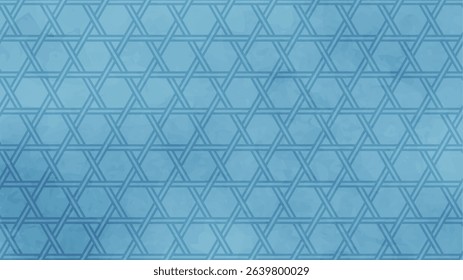 Japanese background: Traditional Japanese pattern (kagome) in blue