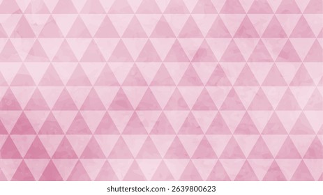 Japanese background: Traditional Japanese Triangle pattern (uroko) in pink
