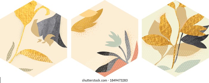 Japanese background vector. Asian icons and symbols. Oriental traditional poster design. Abstract pattern and template with flower shape object.