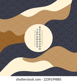 Japanese Background Vector Illustration . suitable for your cover 