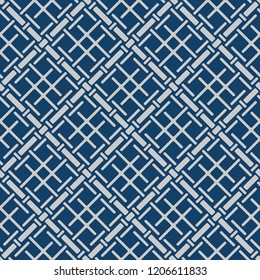 Japanese Bamboo Diagonal Square Pattern