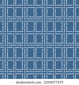 Japanese Bamboo Weave Vector Seamless Pattern